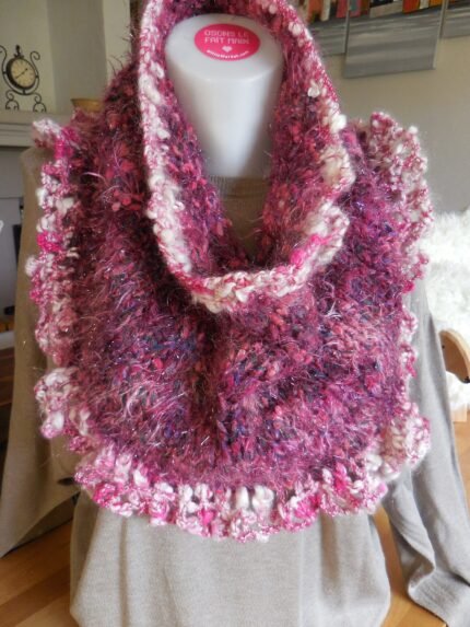 Hand knitted Snood OOAK