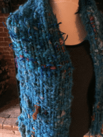 Handspun & Woven Wool Scarf