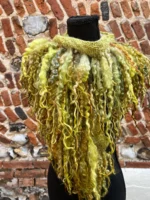 Lined Chartreuse Teeswater Boa