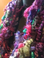 Blue faced leicester and teeswater dyed by hand yarn. - Image 3