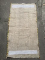 Handmade Wool Rug with Hessian Back - Image 2