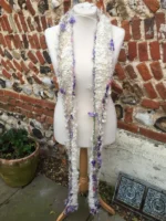 Luxury Mohair & Silk Boa Scarf - Image 5