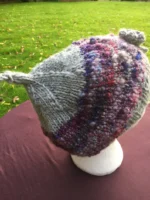 Knitted Slouchie Hat with Pixie Tip - Image 5