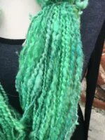 260 Metres of Handspun Rarebreed Yarn in Greens - Image 3