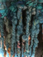 Handspun & Woven Wool Scarf - Image 4