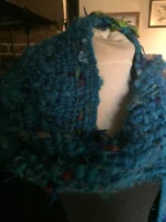 Handspun & Woven Wool Scarf - Image 5