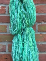 260 Metres of Handspun Rarebreed Yarn in Greens - Image 6