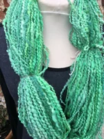 260 Metres of Handspun Rarebreed Yarn in Greens - Image 7
