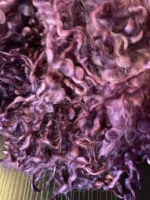 50g OF Dark Mauve Teeswater Locks - Image 2