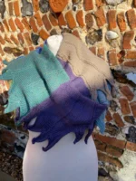 Hand knitted dragon tail scarf - Image 4