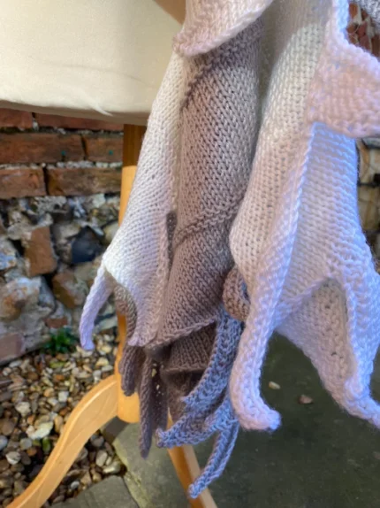 Hand Knitted Dragon Tail Scarf