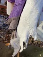 Hand knitted dragon tail scarf - Image 4