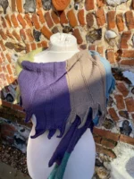 Hand knitted dragon tail scarf - Image 8