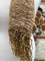 Handspun Woven Alpaca Scarf - Image 2