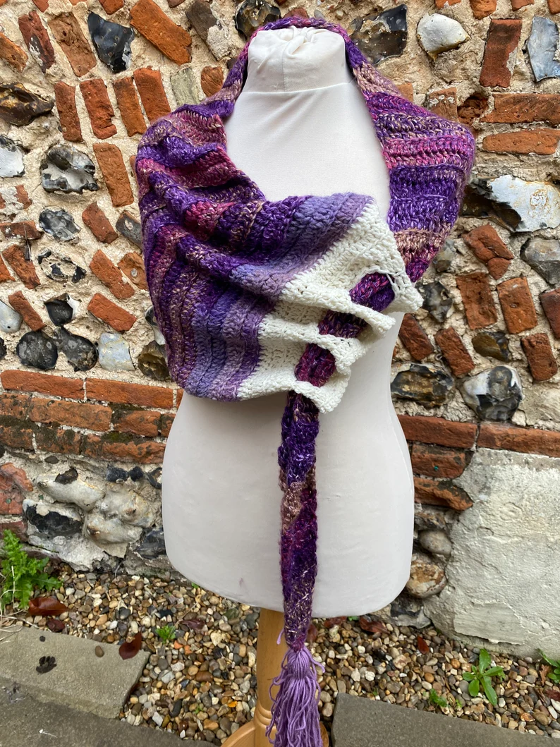 il_794xN.4238087190_dqwu Hand Crocheted Linked Shawl - Image 1