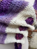 Hand Crocheted Linked Shawl - Image 2