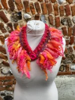 Hand Knitted Funky Collar