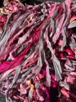 Sari silk ribboned Scarf - Image 2