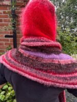 Little Red Riding Hood Knitted Hooded Scarf - Image 4