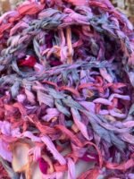 Sari silk ribboned Scarf - Image 6