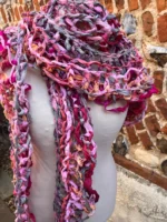 Sari silk ribboned Scarf - Image 7