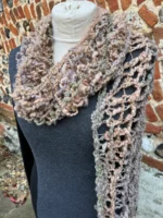 Hand produced wool scarf