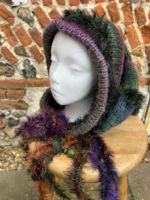Hand Knitted Large Enchanted Forest Hood - Image 10