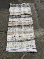 Handmade Wool Rug with Hessian Back