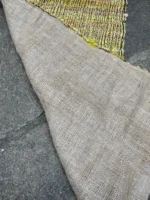 Handmade Wool Rug with Hessian Back - Image 5