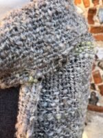 Hand Spun and Woven 100% Wool Scarf - Image 2