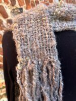 Hand Spun and Woven 100% Wool Scarf - Image 3