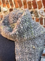 Hand Spun and Woven 100% Wool Scarf - Image 4