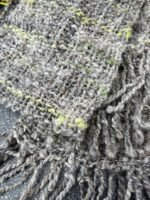 Hand Spun and Woven 100% Wool Scarf - Image 5