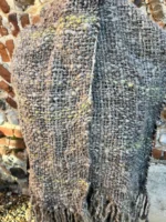 Hand Spun and Woven 100% Wool Scarf - Image 8