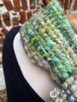 Hand Dyed, Spun and Woven 100% Wool Scarf - Image 2