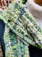 Hand Dyed, Spun and Woven 100% Wool Scarf - Image 6