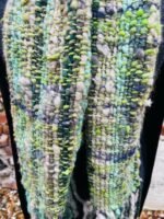 Hand Dyed, Spun and Woven 100% Wool Scarf - Image 7