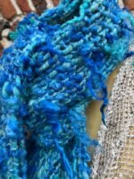 Hand Dyed, Spun and Woven 100% Wool Scarf