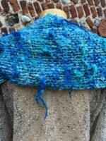 Hand Dyed, Spun and Woven 100% Wool Scarf - Image 4