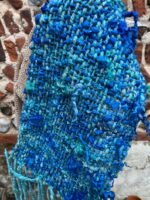 Hand Dyed, Spun and Woven 100% Wool Scarf - Image 8