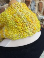 Hand Spun and Woven 100% Wool Scarf - Image 3