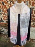 Hand woven cotton mix scarf - Image 5