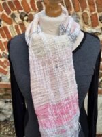 Hand woven cotton mix scarf - Image 8
