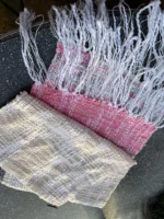 Hand woven cotton mix scarf - Image 10