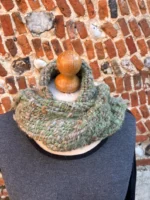 Hand Dyed, Spun and Woven 100% Alpaca Scarf - Image 6