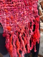 Hand Dyed, Spun and Woven 100% Wool Scarf - Image 5