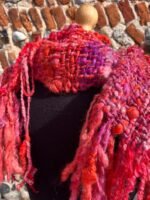 Hand Dyed, Spun and Woven 100% Wool Scarf - Image 7