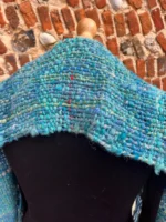 Hand Dyed, Spun and Woven 100% Wool Scarf - Image 9