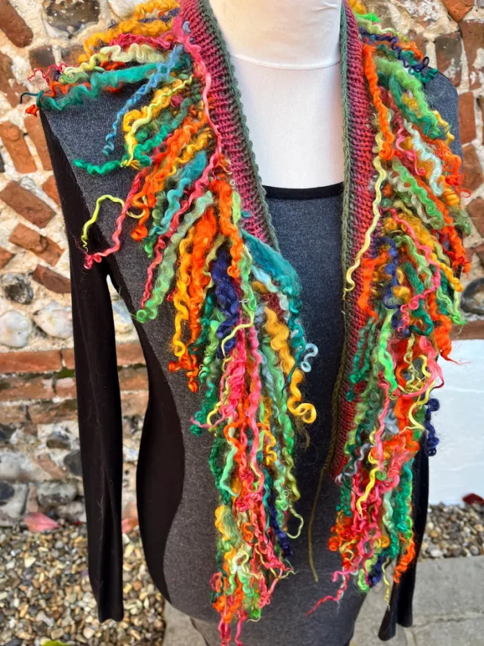 Hand Knitted Lined Boa - thesnugglyviking.com