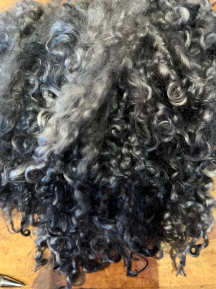 50g Shades of Grey Teeswater Curls